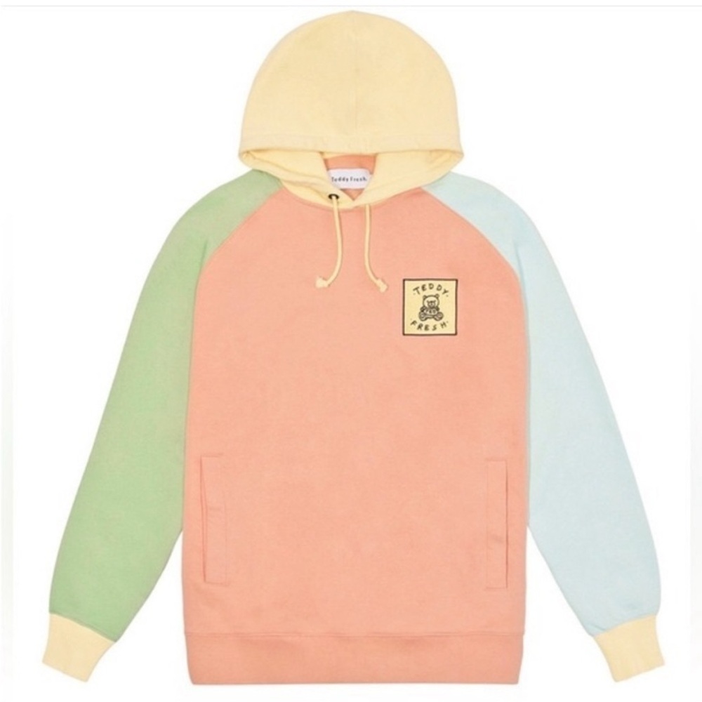 Teddy Fresh Pastel Colorblock Hoodie 2.0